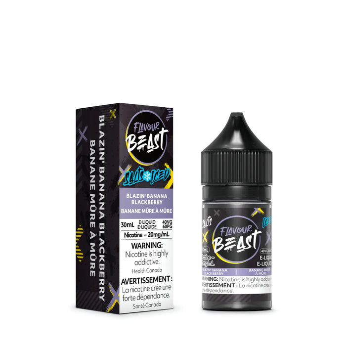 Flavour Beast E-Liquid - Blazin' Banana Blackberry Iced