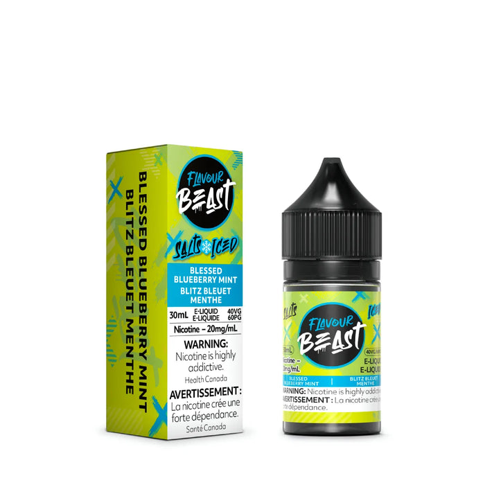 Flavour Beast E-Liquid - Blessed Blueberry Mint Iced