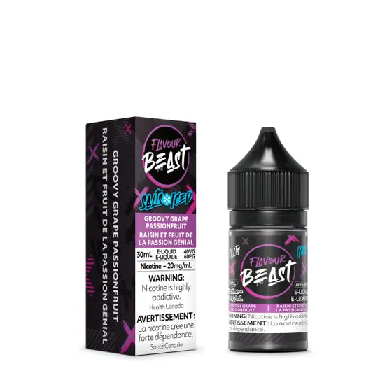 Flavour Beast E-Liquid - Groovy Grape Passionfruit Iced