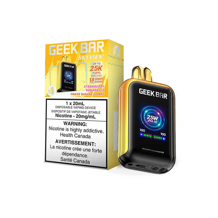 Geek bar Skyview strawberry banana Ice
