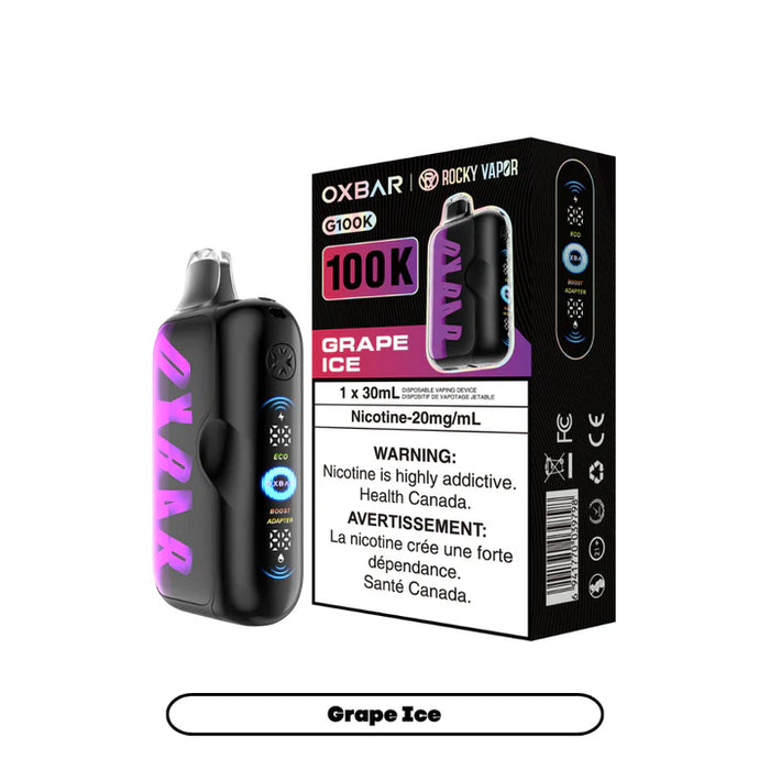 Oxbar 100k - Grape Ice