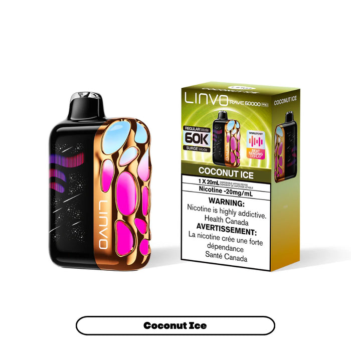 Linvo Rave 60K Coconut Ice