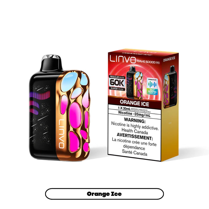 Linvo Rave 60K Orange Ice