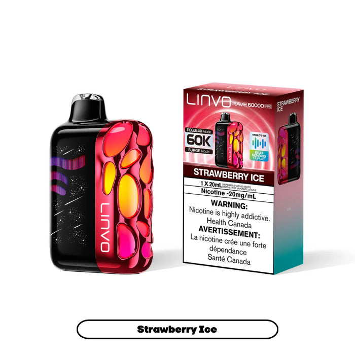 Linvo Rave 60K Strawberry Ice