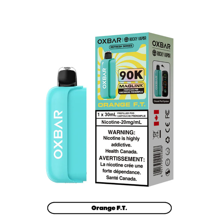 Oxbar 90k Maglink Pod - Orange F.T