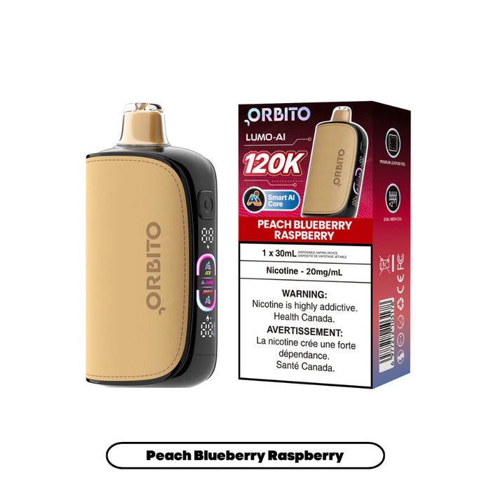 Orbito 120k - Peach Blueberry Raspberry