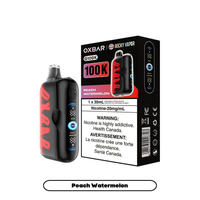 Oxbar 100k - Peach Watermelon