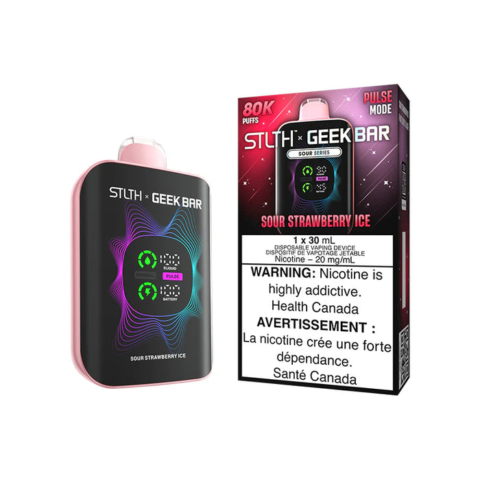 STLTH x Geek Bar Sour Strawberry Ice