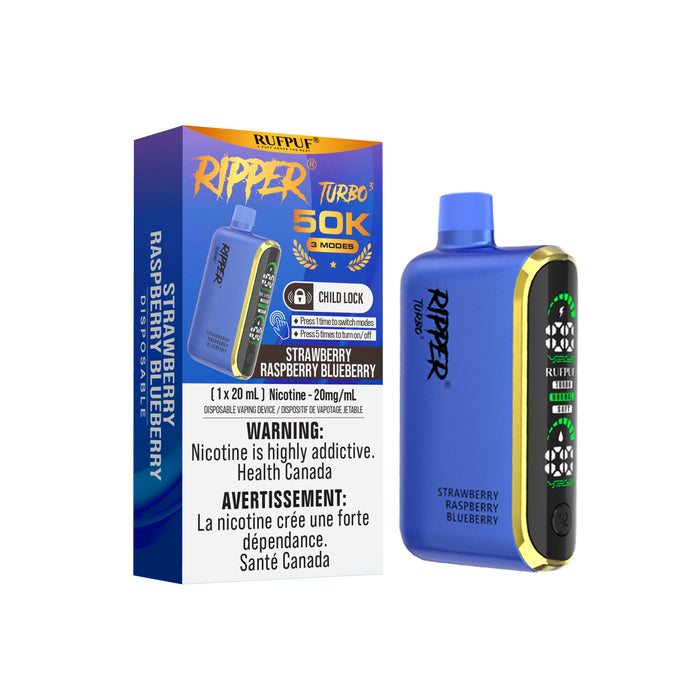 Ripper Turbo 50K Strawberry Raspberry Blueberry