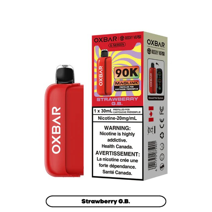 Oxbar 90k Maglink Pod - Strawberry G.B
