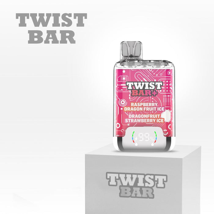 Twist Bar Raspberry DragonFruit Ice + DragonFruit Strawberry Ice