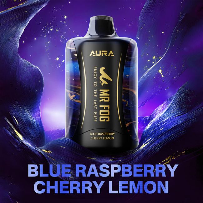 Mr Fog Aura 60K Blue Raspberry Cherry Lemon