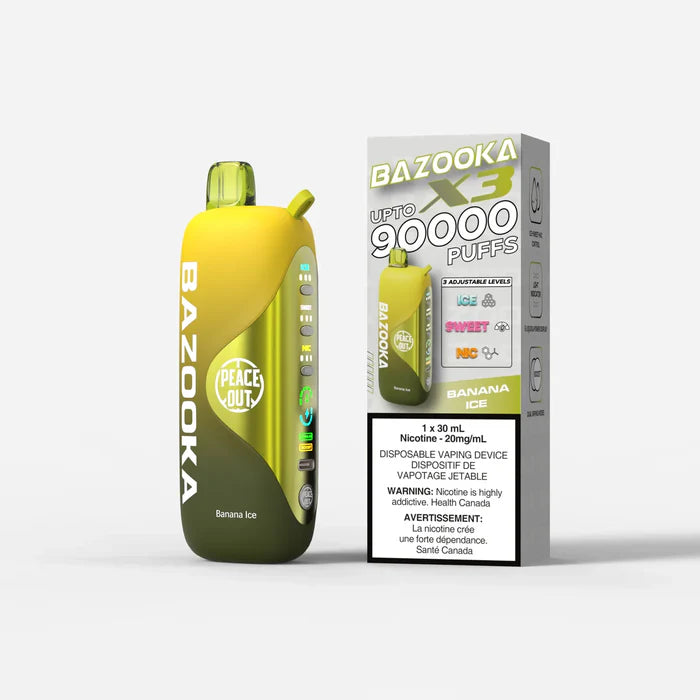 Bazooka 90,000K puff Banana Ice