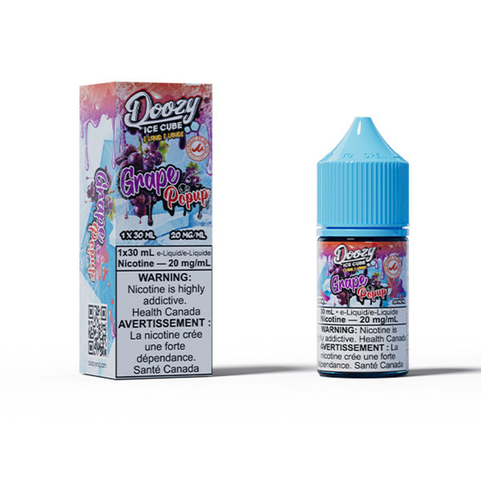 Doozy Ice Cube E liquid 30ML Salt Grape Popup