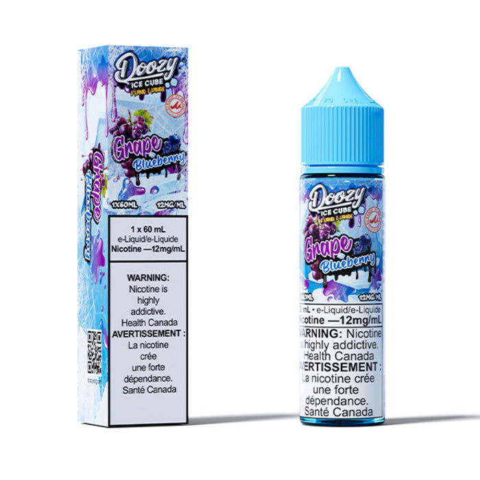 Doozy Ice Cube Free Base 60ML Grape Blueberry