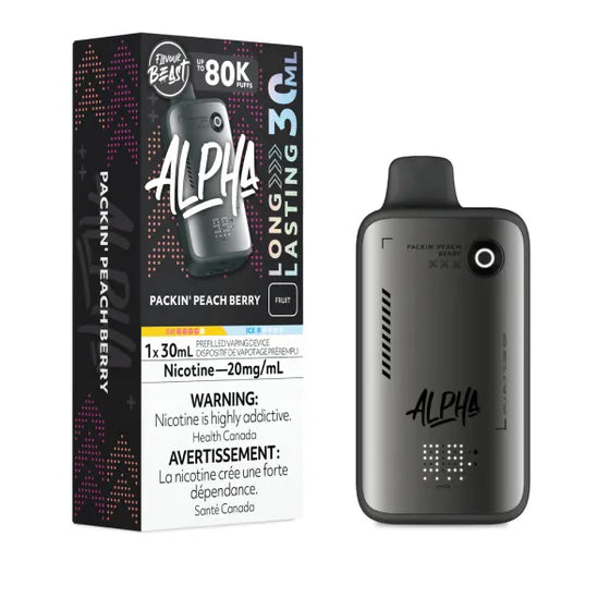 Flavour Beast 80k Alpha - Packin’ Peach Berry
