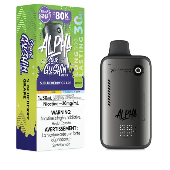Flavour Beast 80k Alpha - Sour Gushin S. Blueberry Grape