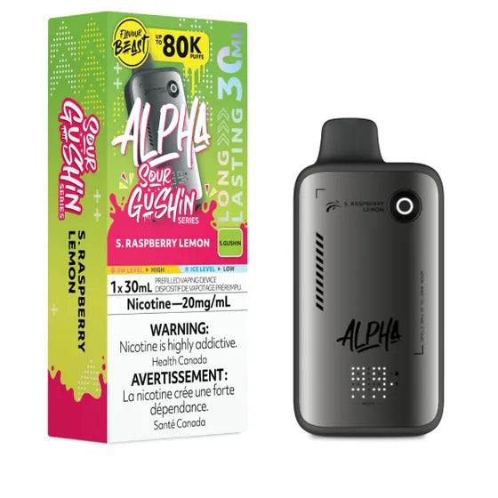 Flavour Beast 80k Alpha - Sour Gushin S. Raspberry Lemon