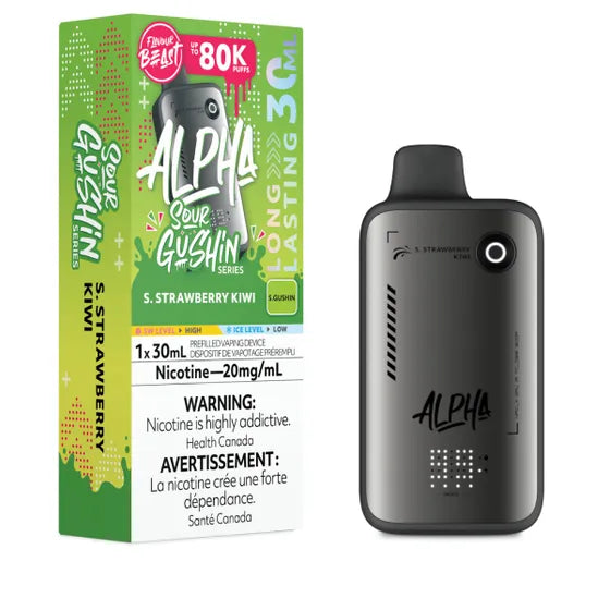 Flavour Beast 80k Alpha - Sour Gushin S. Strawberry Kiwi