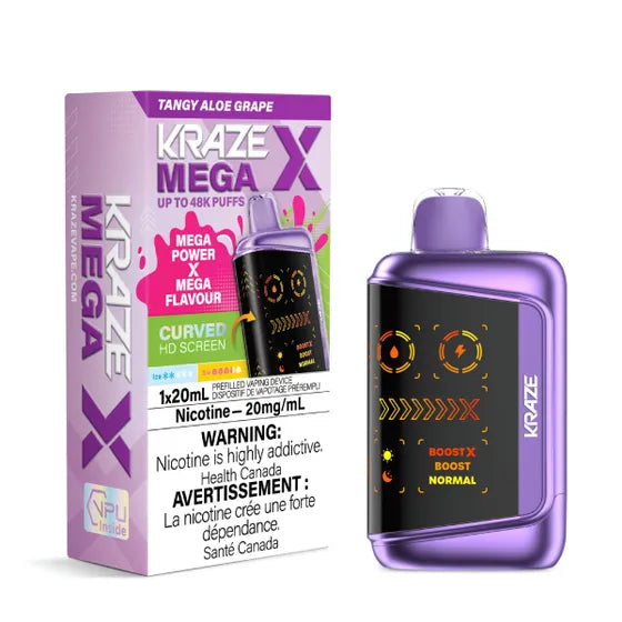 Kraze Mega X 48K Tangy Aloe Grape