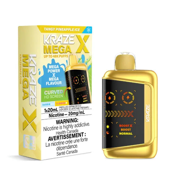 Kraze Mega X 48K Tangy Pineapple Ice