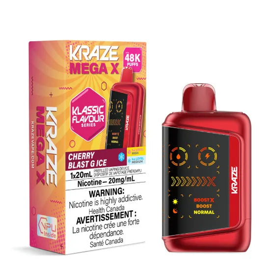 Kraze Mega X 48K Cherry Blast G Ice
