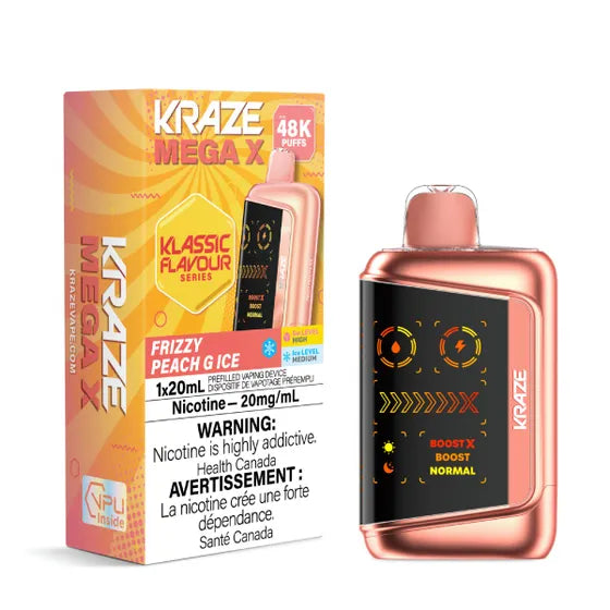 Kraze Mega X 48K Frizzy Peach G Ice