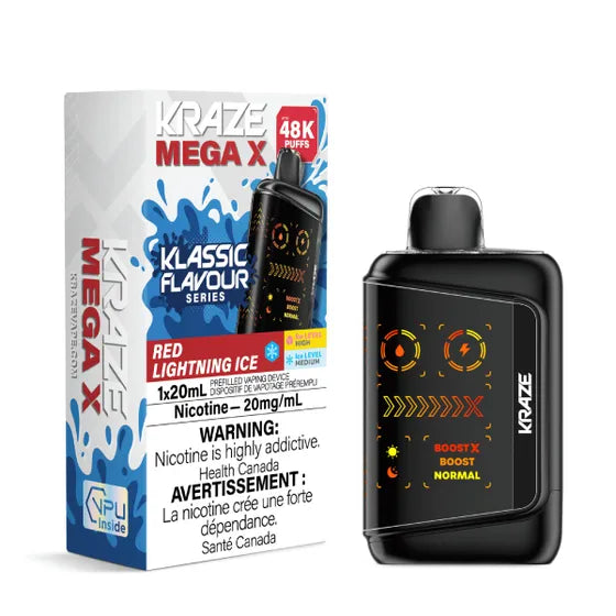 Kraze Mega X 48K Red Lighting Ice