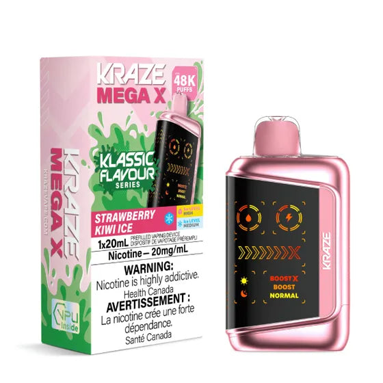 Kraze Mega X 48K Strawberry Kiwi Ice