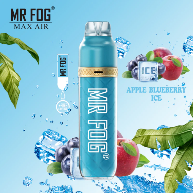 Mr Fog Max Air 2500 - Apple Blueberry Ice