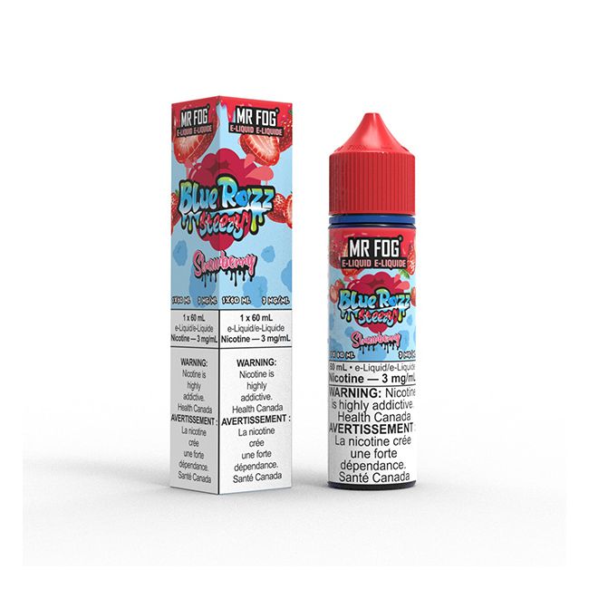 Mr Fog Blue Razz Steezy - Strawberry