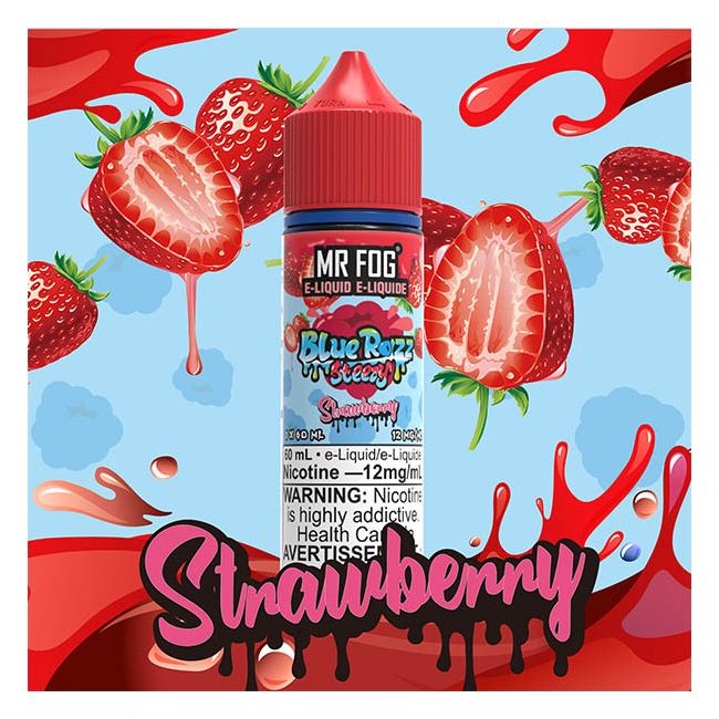Mr Fog Blue Razz Steezy - Strawberry