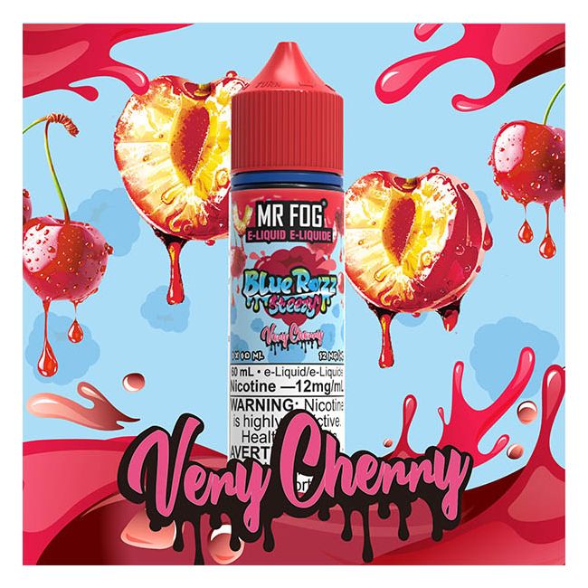 Mr Fog Blue Razz Steezy - Very Cherry