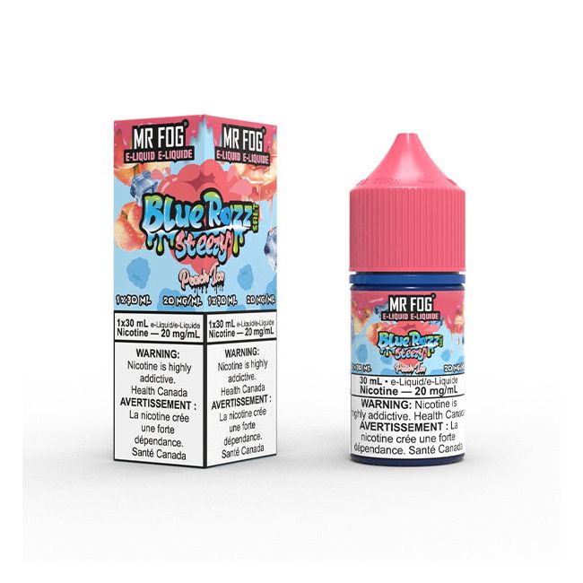 Mr Fog Blue Razz Steezy - Peach Ice