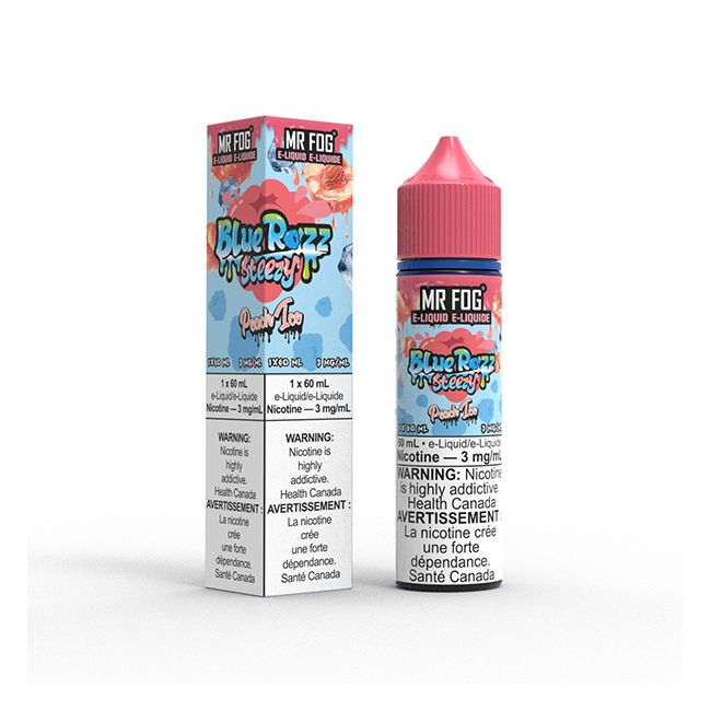 Mr Fog Blue Razz Steezy - Peach Ice