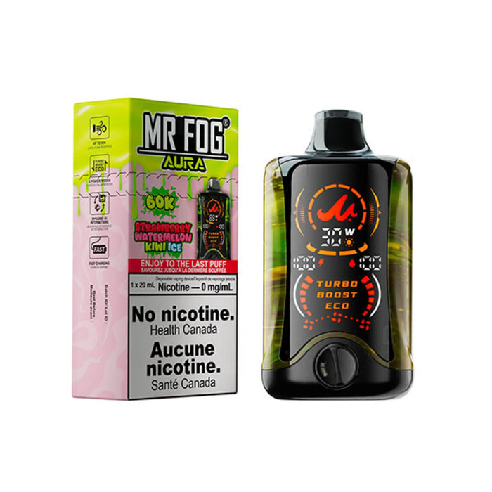 Mr Fog Aura 60K Strawberry Watermelon Kiwi Ice