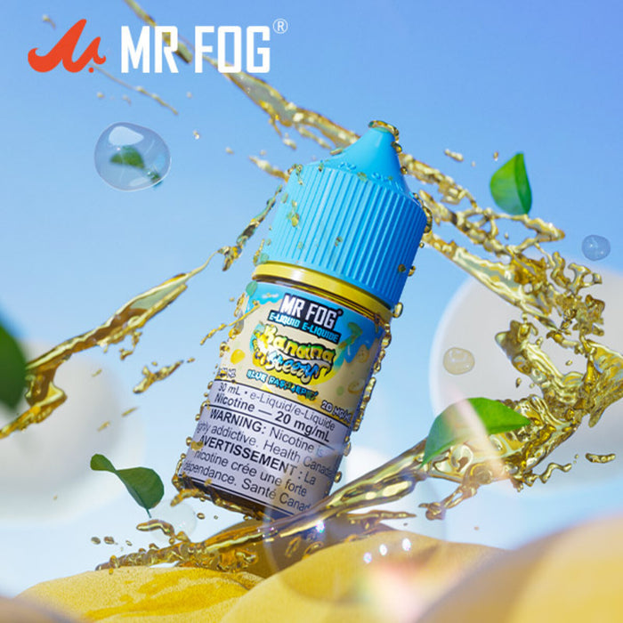 Mr Fog E liquid Salt 30ML Banana Steezy Blue Raspberry