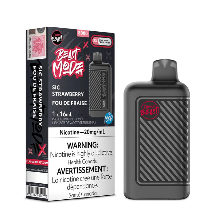 Flavour Beast Beast Mode 8K Disposable - Savage Strawberry Watermelon Iced