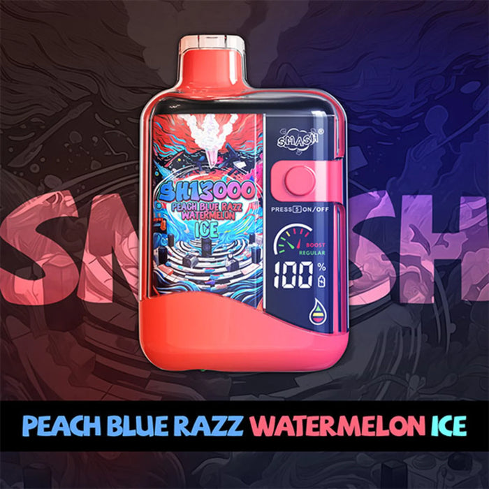 Smash 13K Peach Blue Razz Watermelon Ice